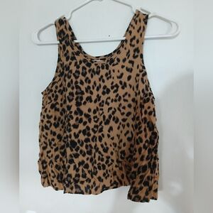 Old Navy Leopard Print Kids Tank Top - Brown and Black (0301)